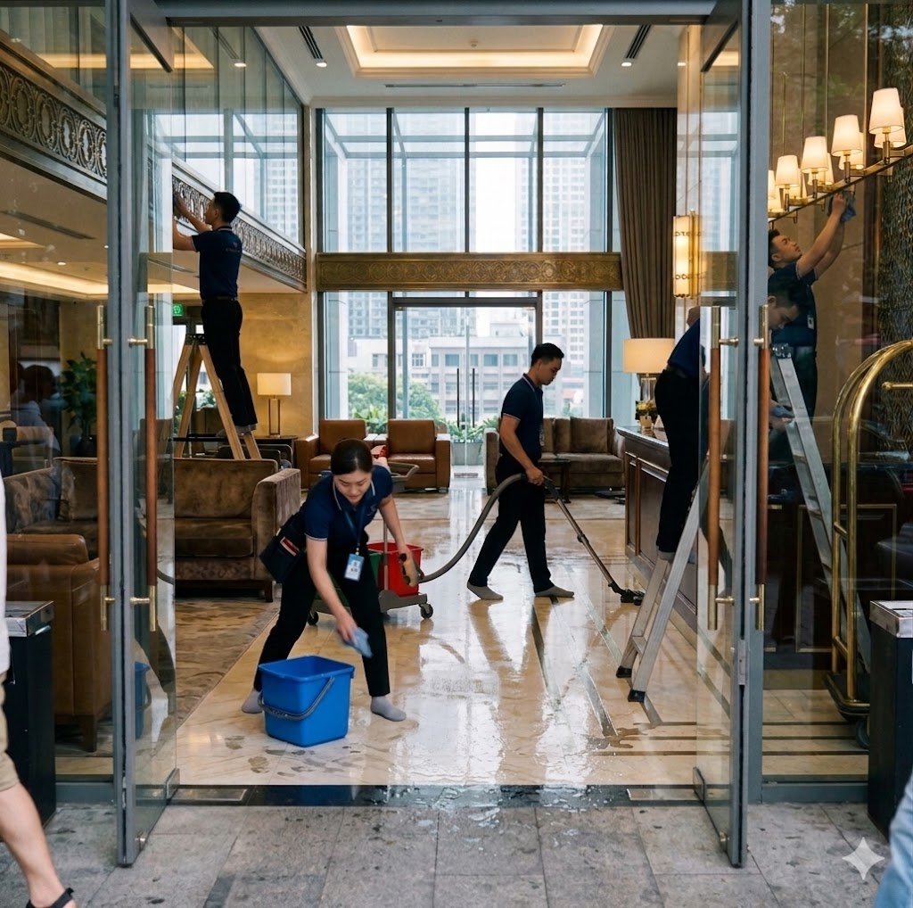 Saigon Clean — Hotel lobby