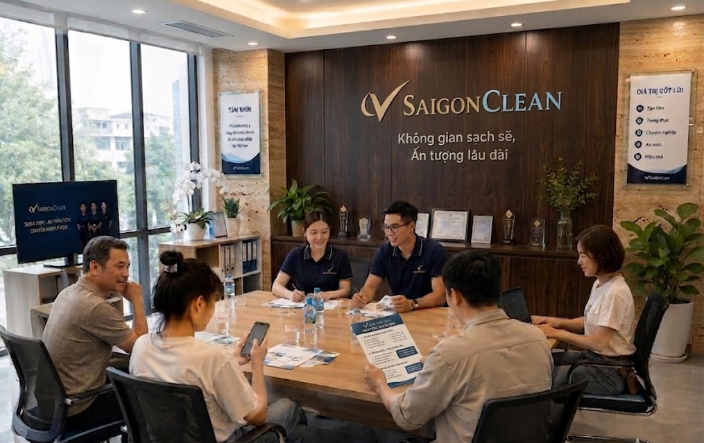 SaigonClean office meeting