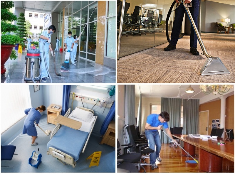 Quản lý vệ sinh tòa nhà thương mại