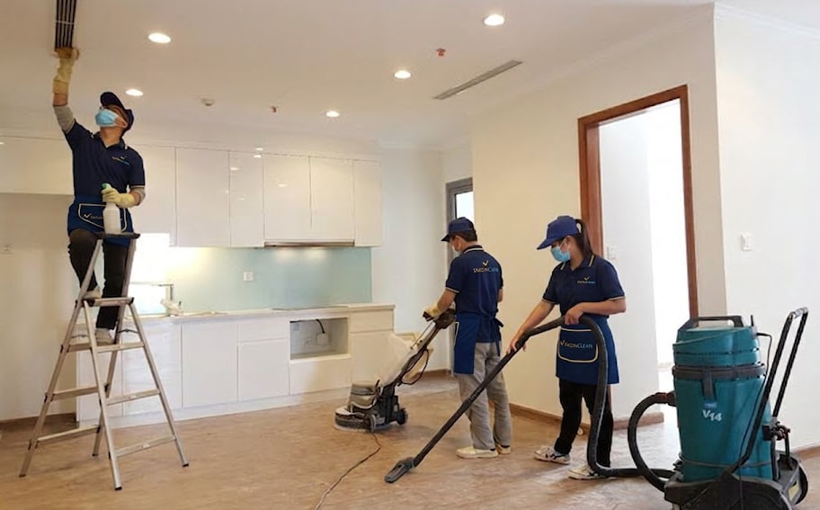 Vệ sinh sau xây dựng hoàn thiện